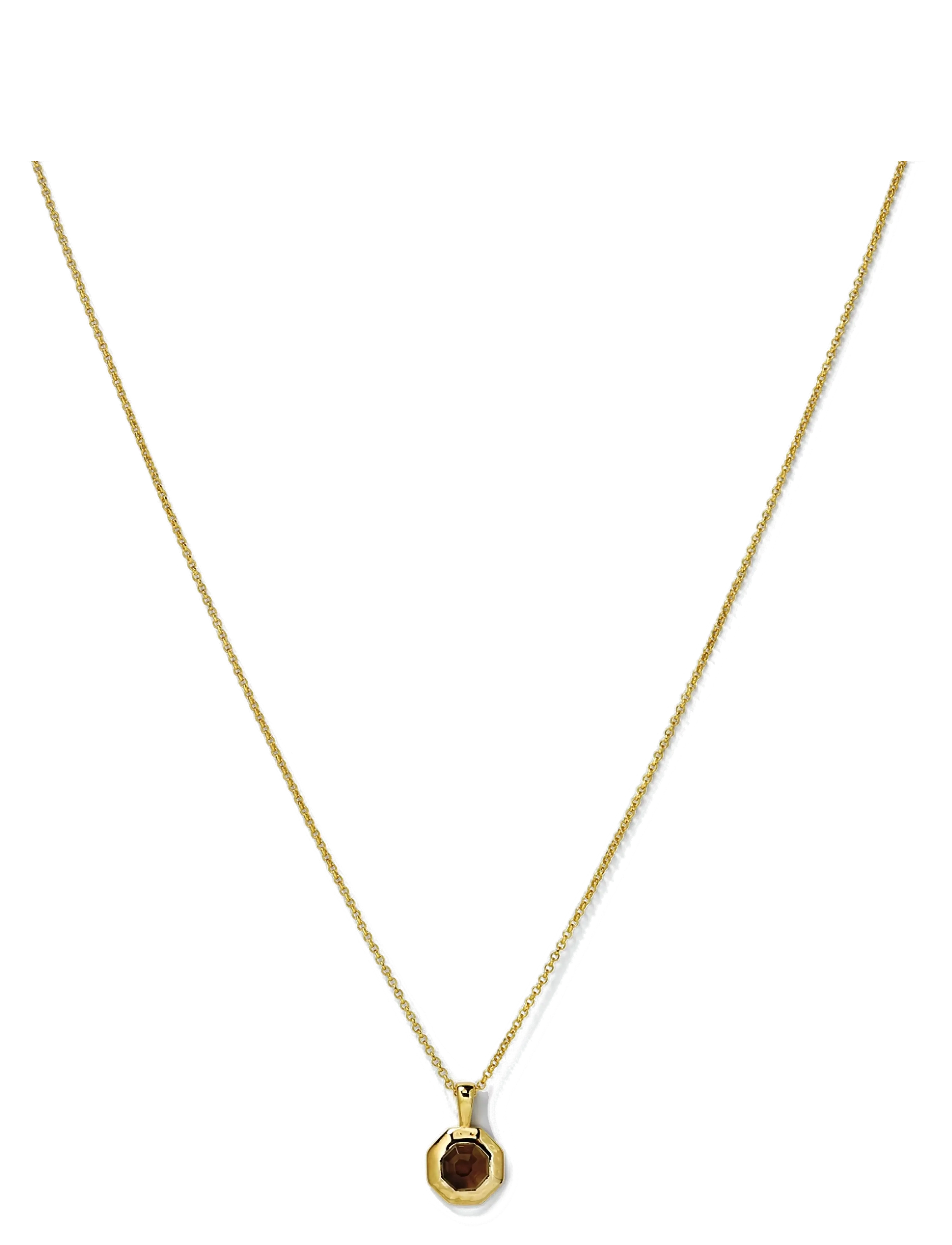 SYSTER P Octagon Kette Gold Gold - One Size 48 Cm - Damen