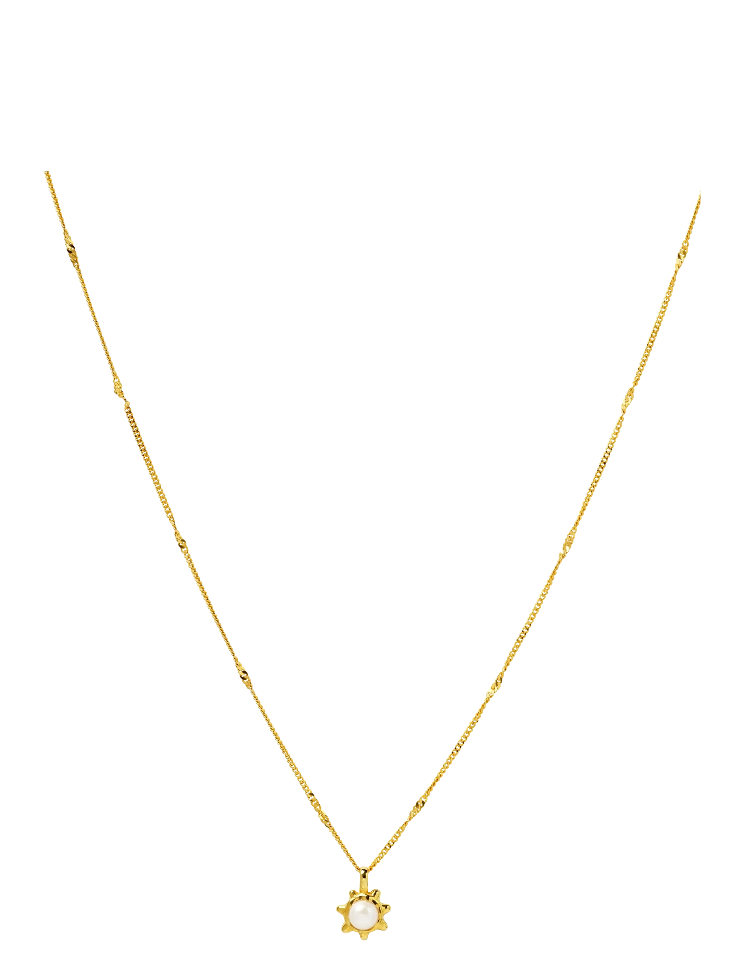 Syster P Florentina Pearl Necklace Gold - Nyheder - GOLD / gold