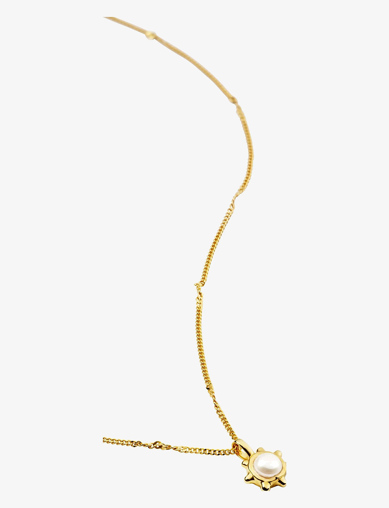 Syster P - Florentina Pearl Necklace Gold - gold - 2