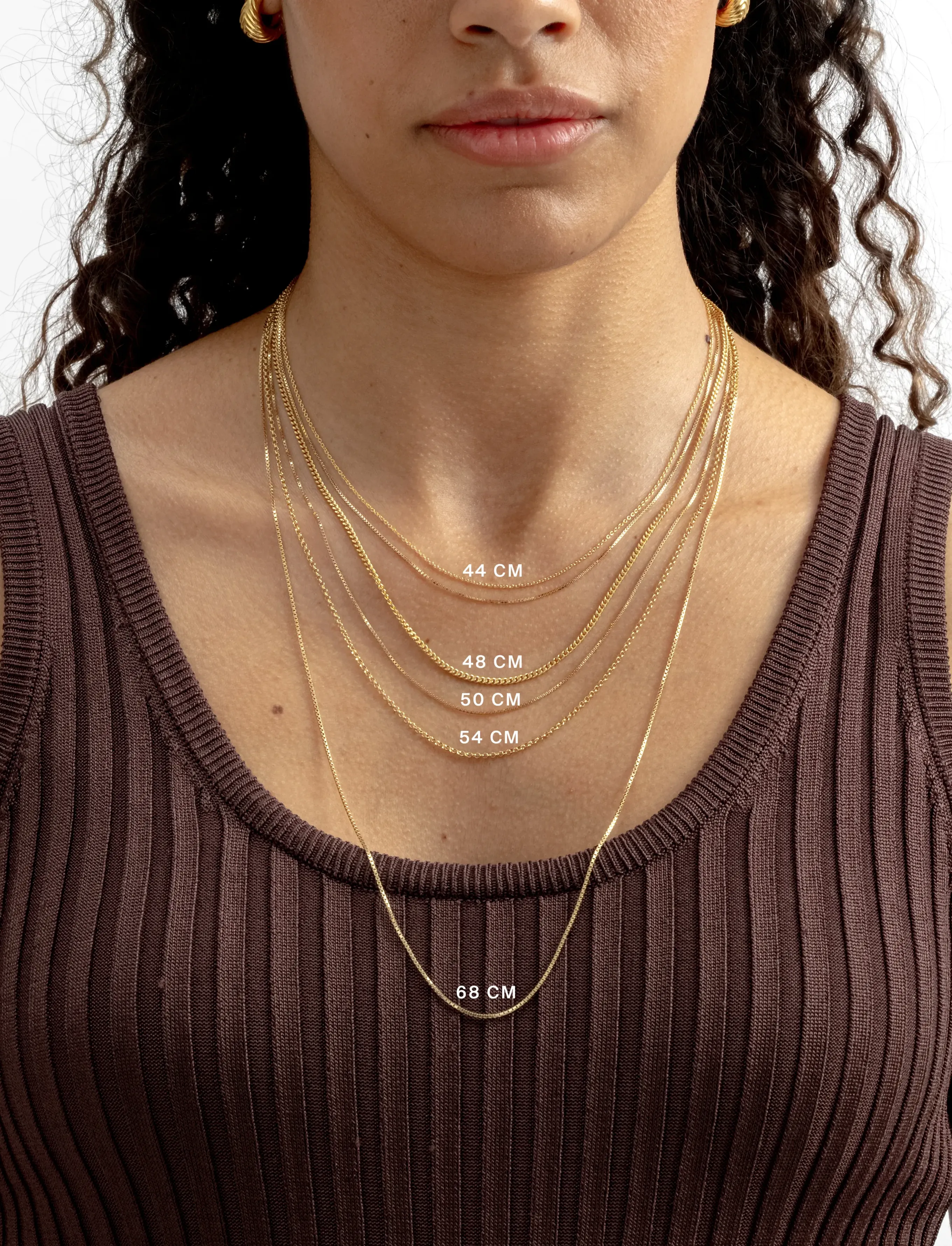 Syster P - Beloved Short Box Chain Gold - halsketten - gold - 2