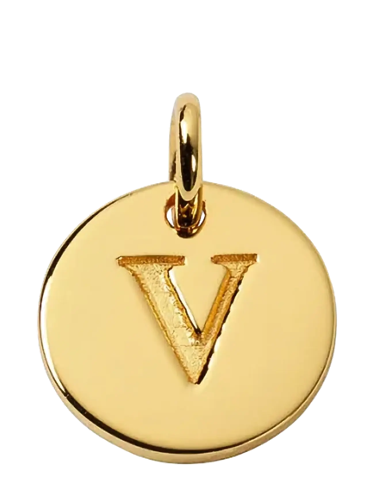 Syster P - Beloved Mini Letter Gold H - hängen & berlocker - gold - 1