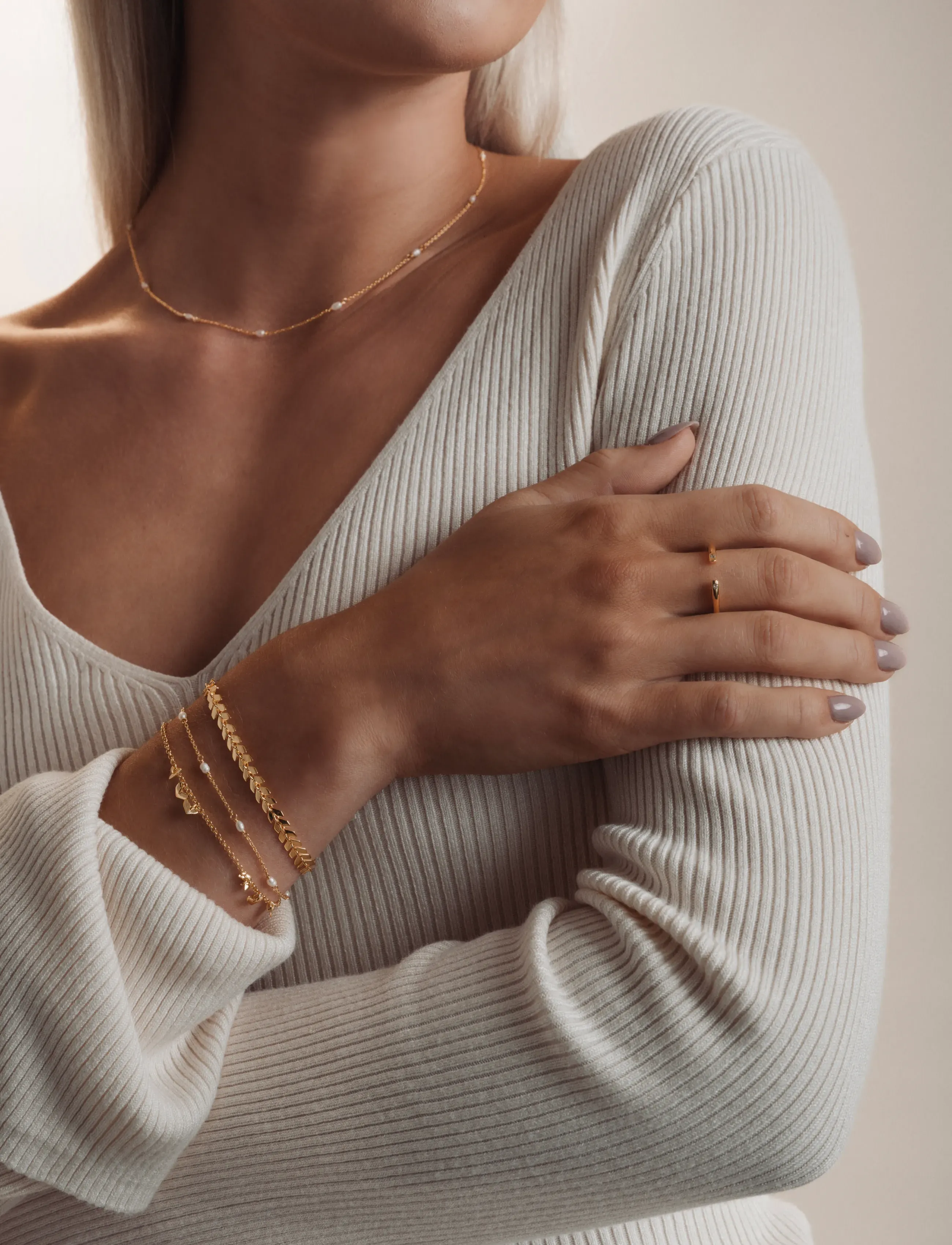 Treasure Multi Pearl Necklace
