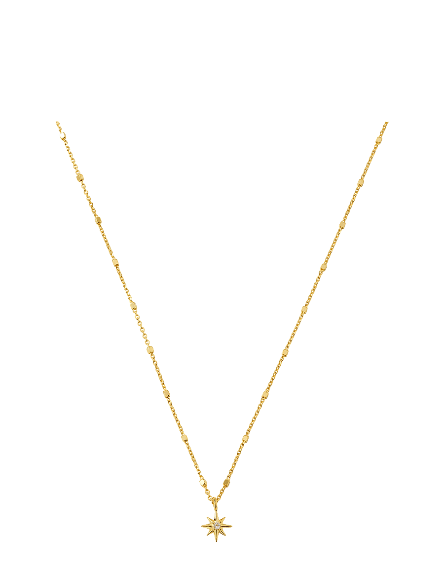 Syster P - North Star Necklace Gold - kaelaketid - gold - 1