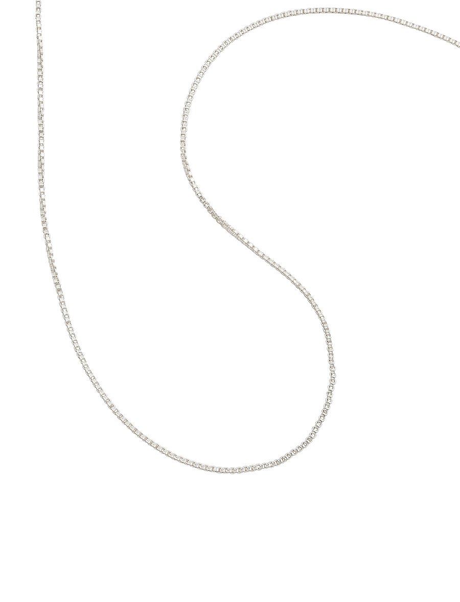 Syster P - Beloved Short Box Chain Silver - chain necklaces - silver - 2