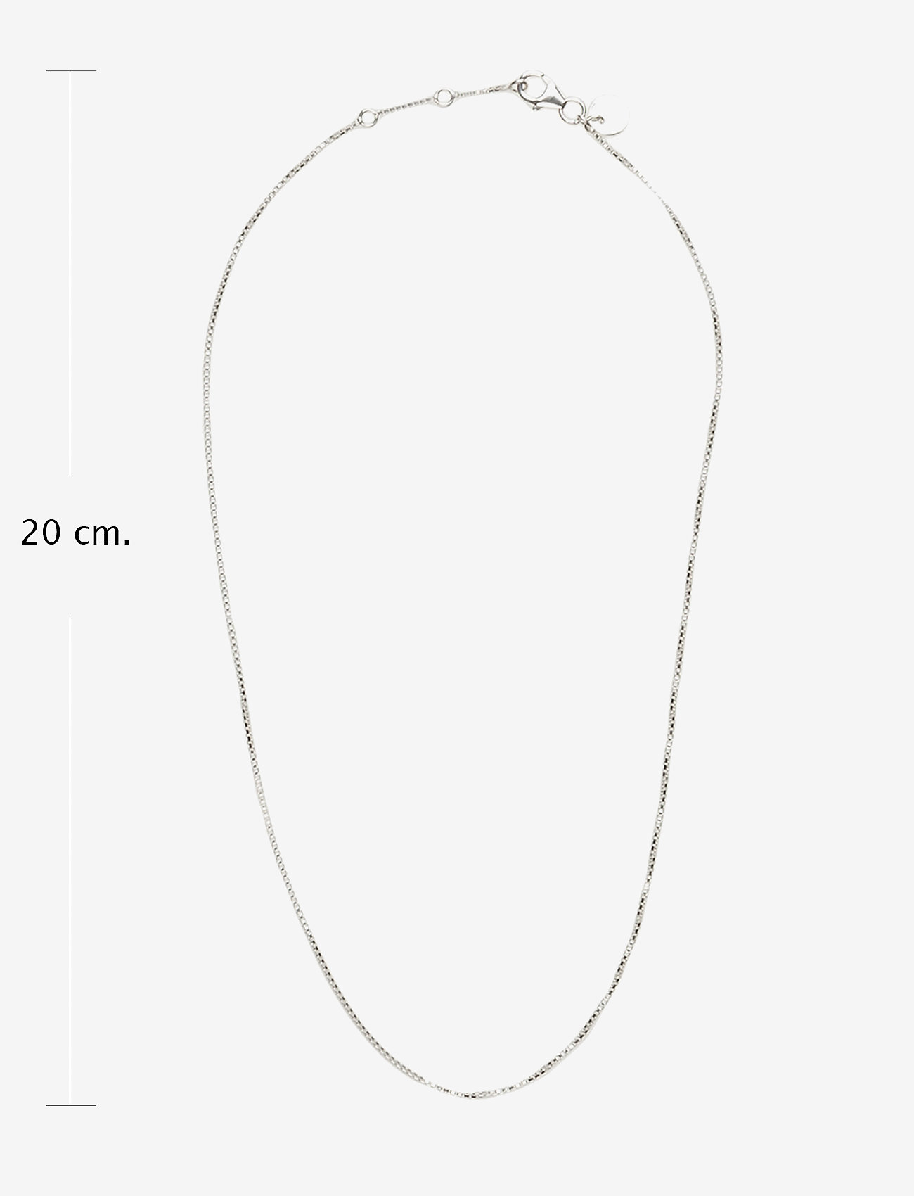 Syster P - Beloved Short Box Chain Silver - halskæder - silver - 4