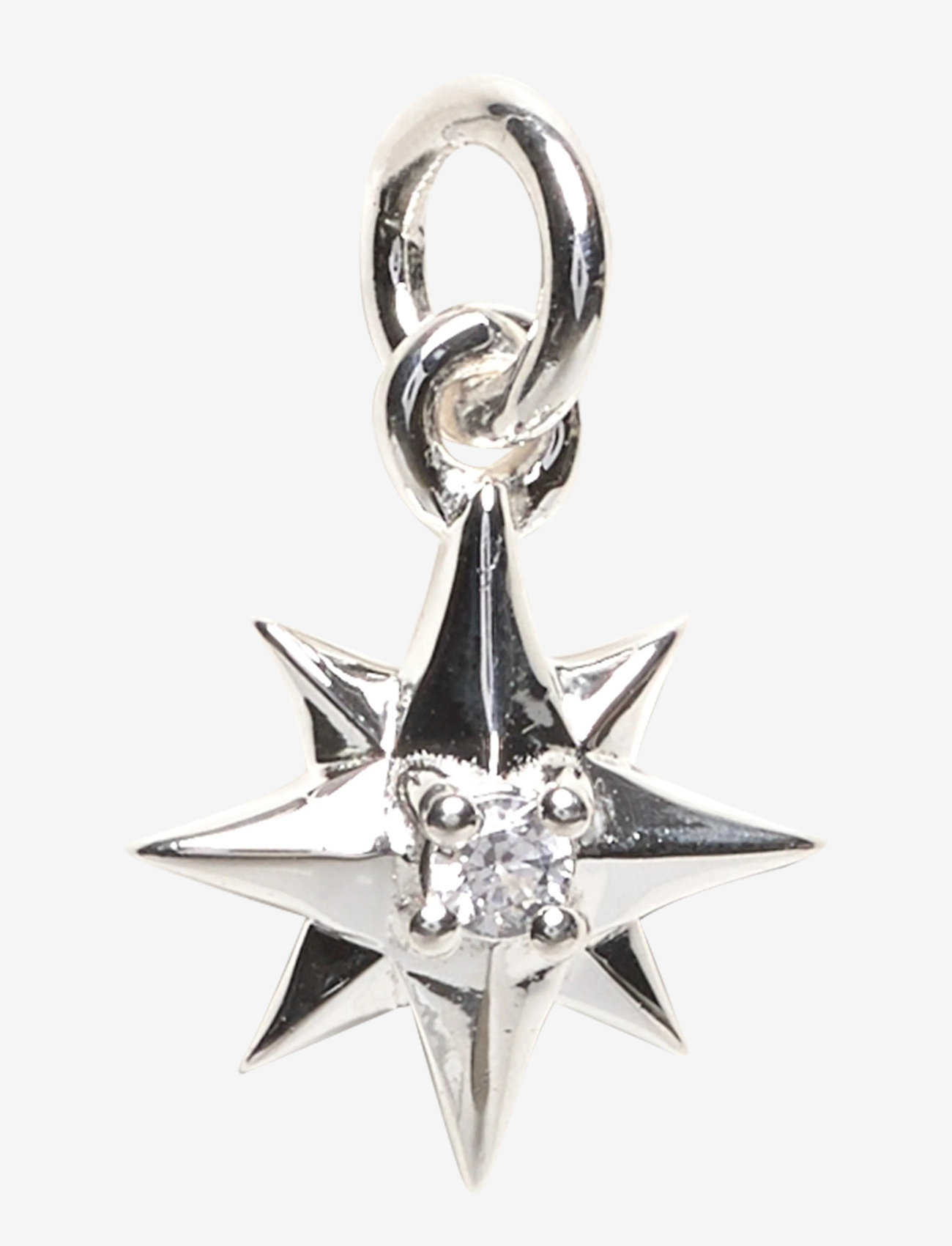 Syster P - Beloved Compass Star Pendant Silver - vedhæng - silver - 0