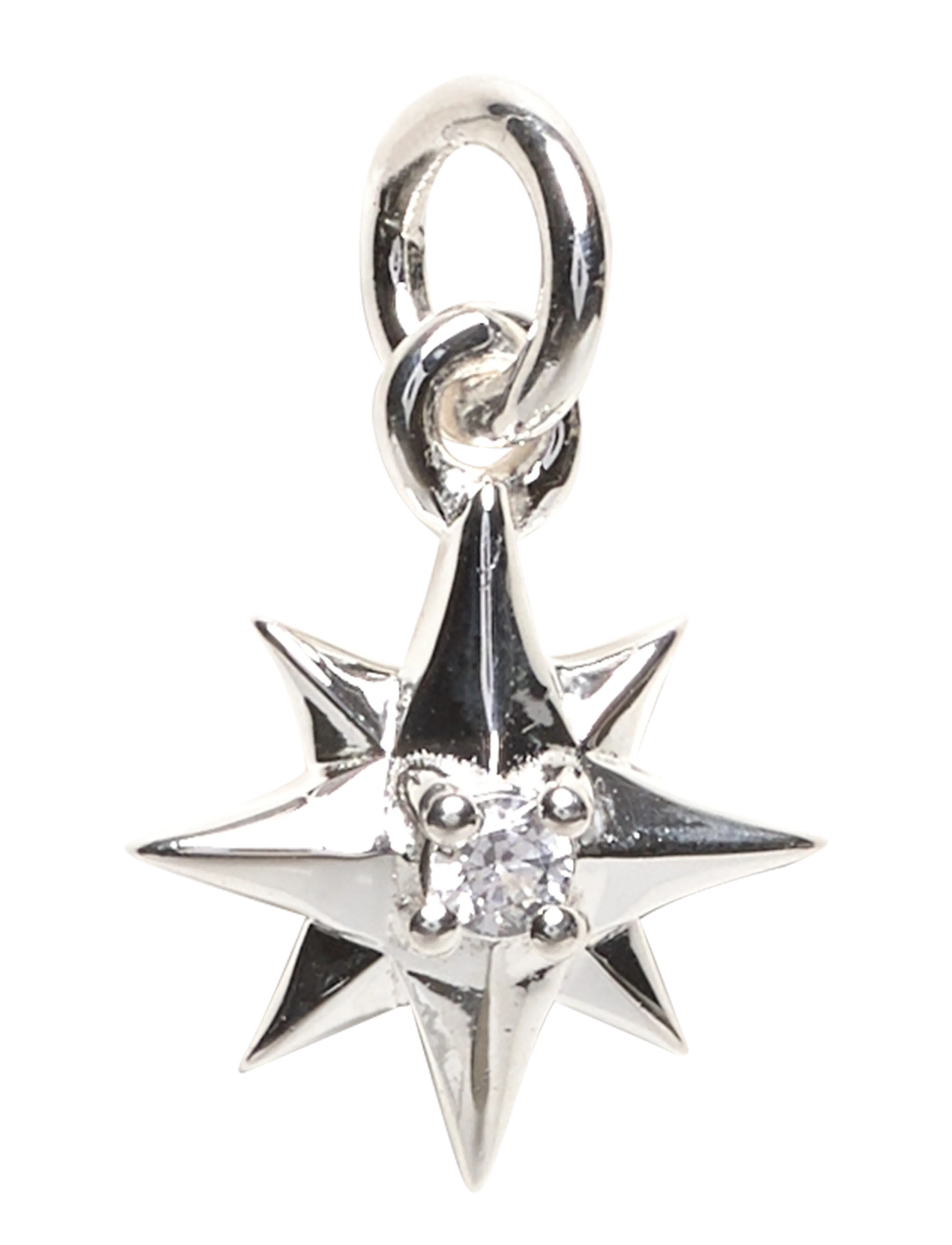 Beloved Compass Star Pendant Silver - SILVER