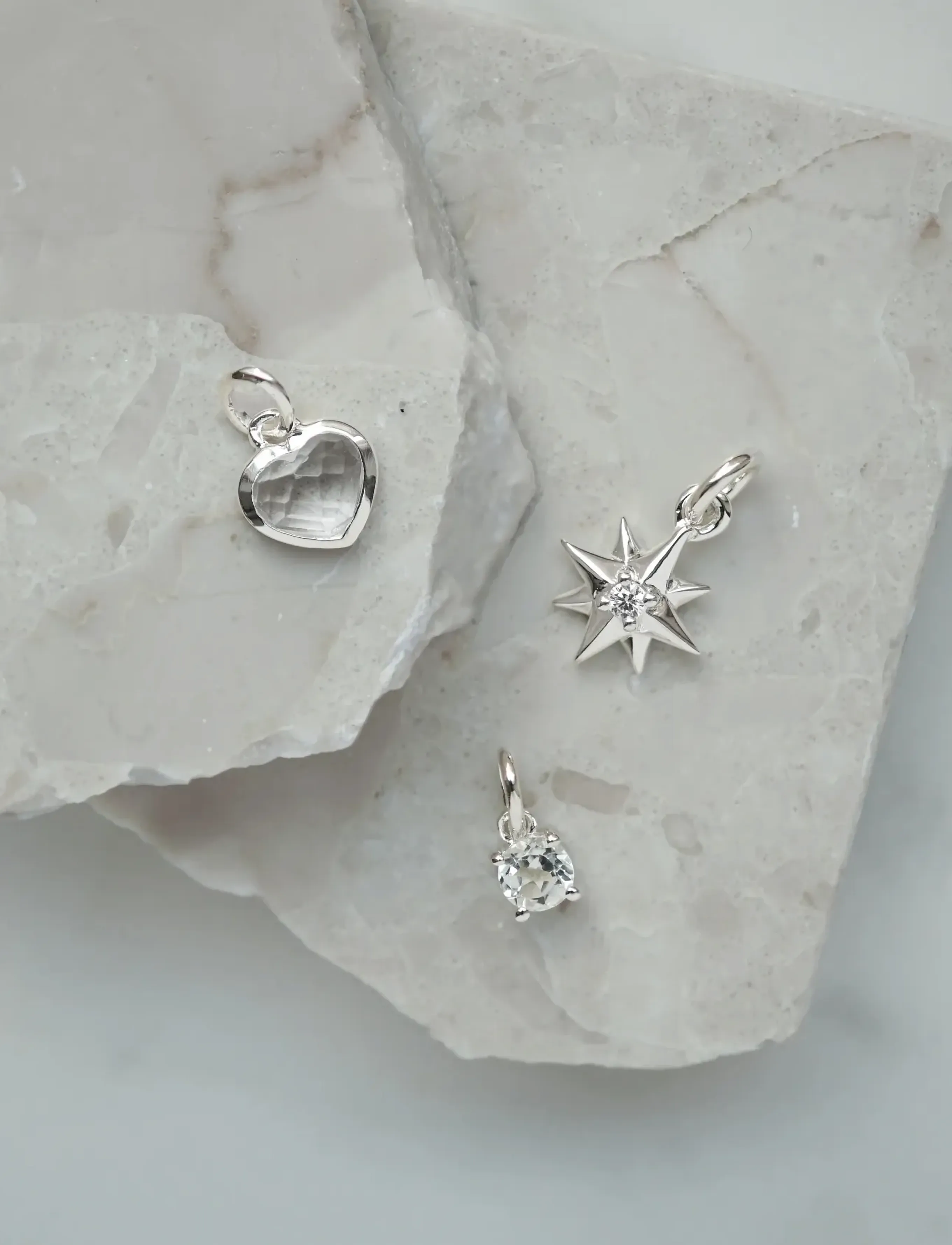 Syster P - Beloved Compass Star Pendant Silver - pendants - silver - 3