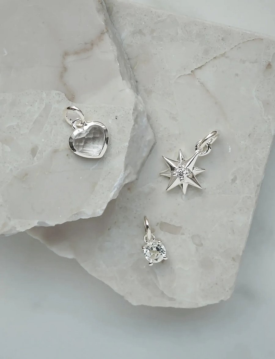 Syster P - Beloved Compass Star Pendant Silver - anhänger - silver - 3