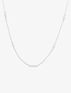 Treasure Multi Pearl Necklace Silver, Syster P