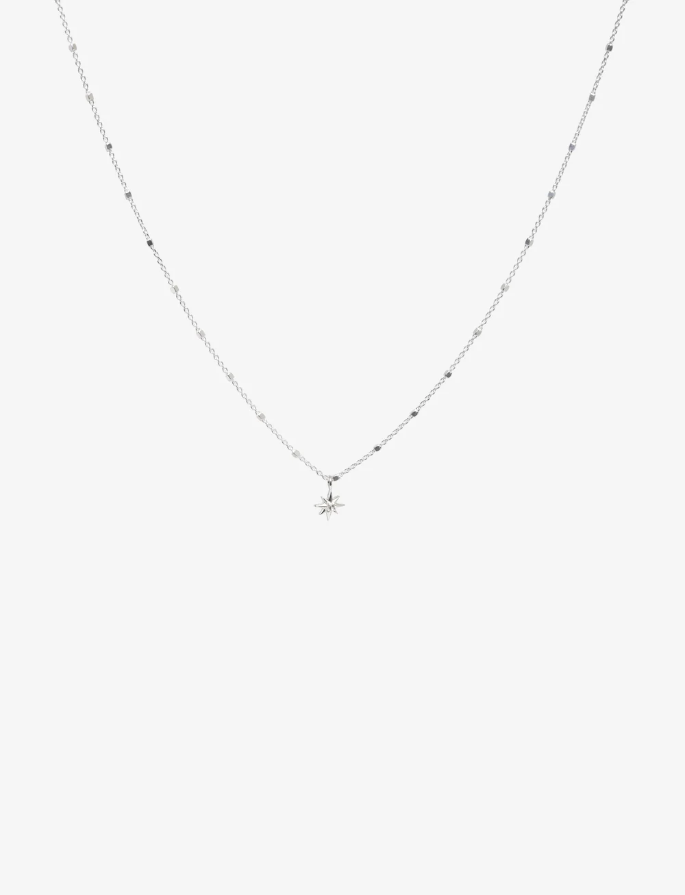 Syster P - North Star Necklace Silver - ripatsiga kaelakeed - silver - 0
