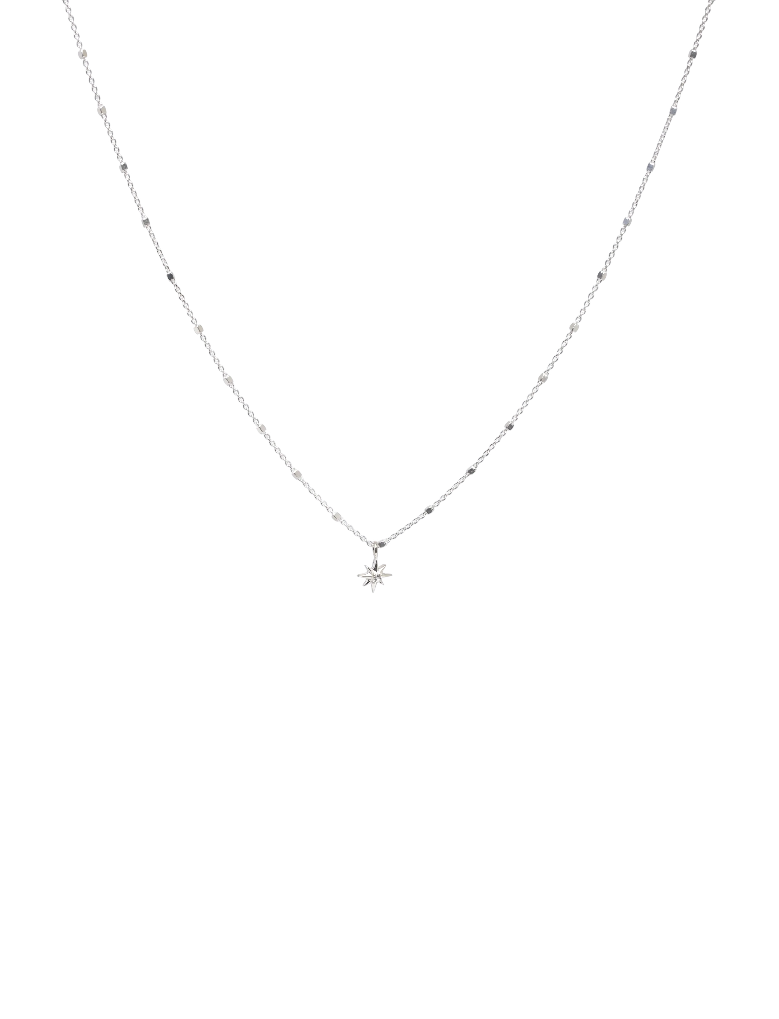 Syster P North Star Necklace Silver - Halsketten - SILVER / silver