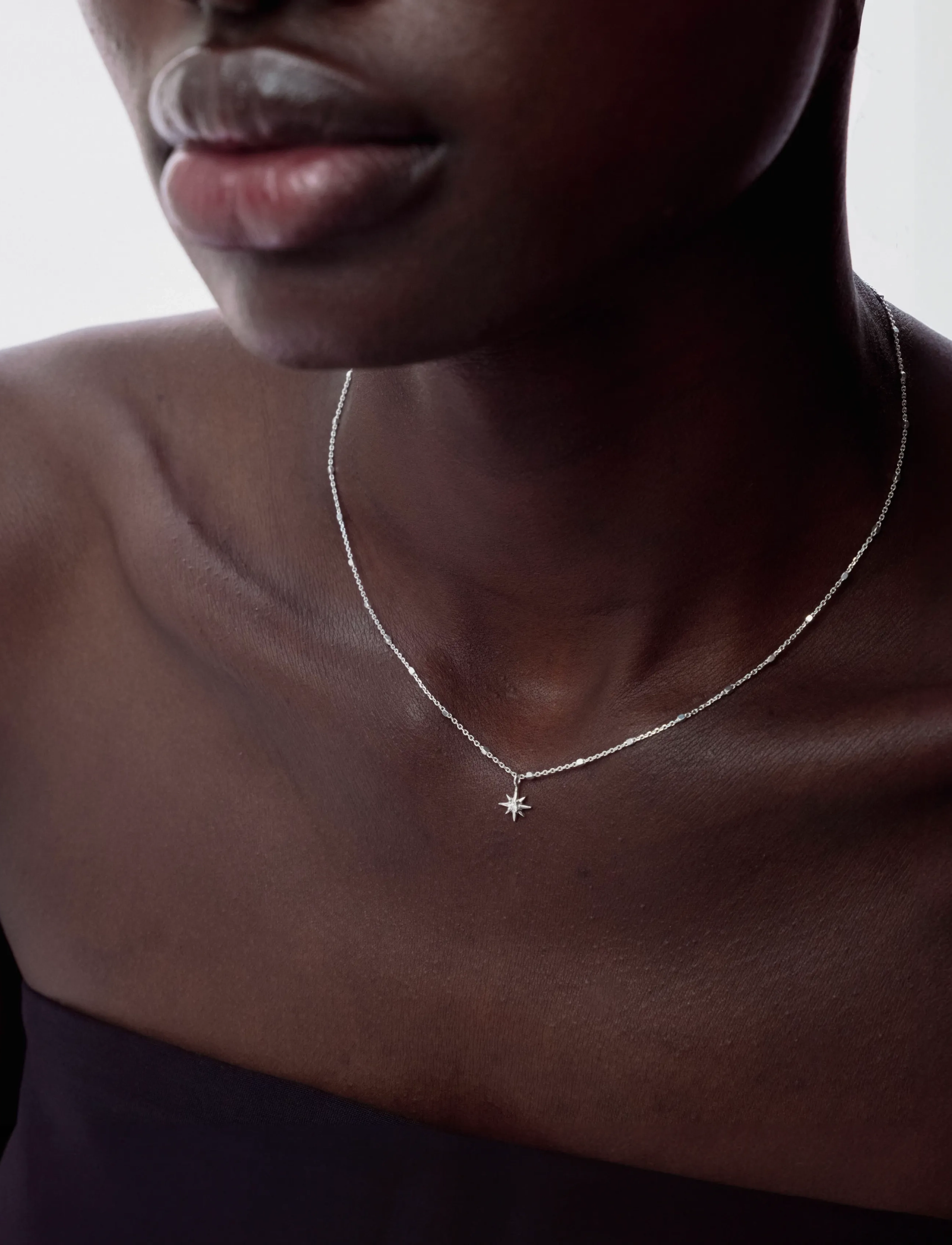 Syster P North Star Necklace Silver, One Size, Silver, Halskæder > Smukke Halskæder, Dame