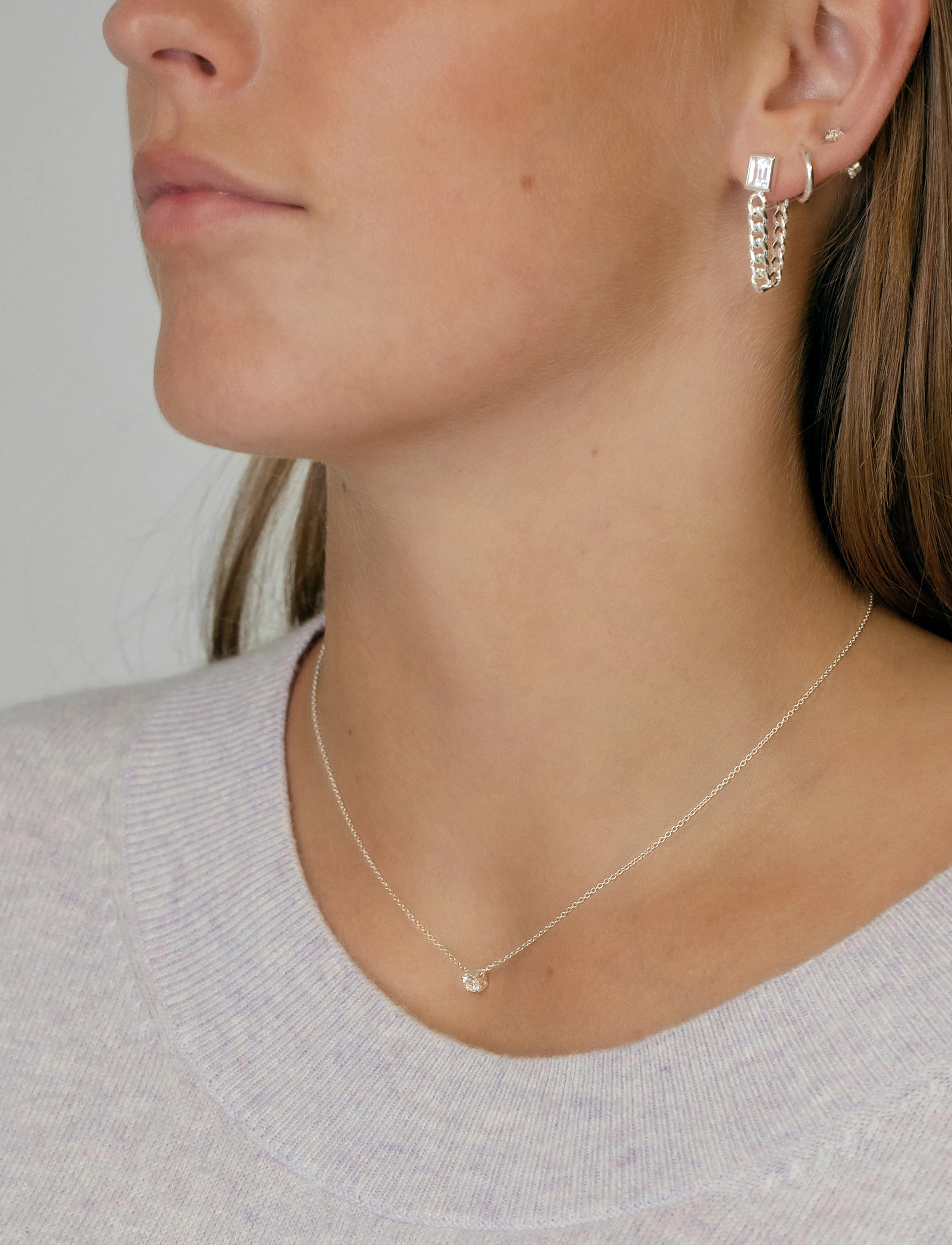 Syster P - Minimalistica Solo Nova necklace silver - silver - 1