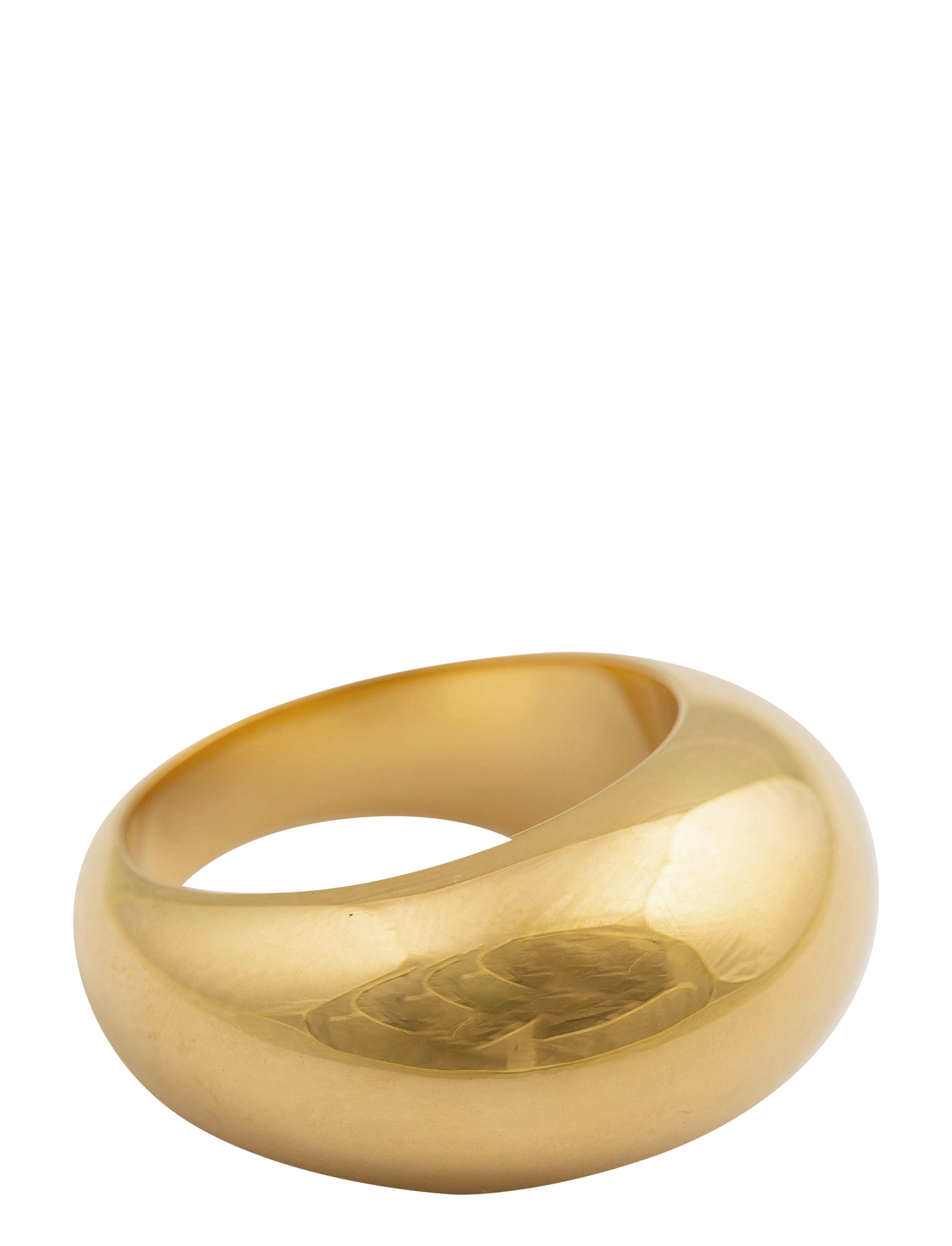 Syster P Bolded Big Ring Gold - Festtøj - GOLD / gold