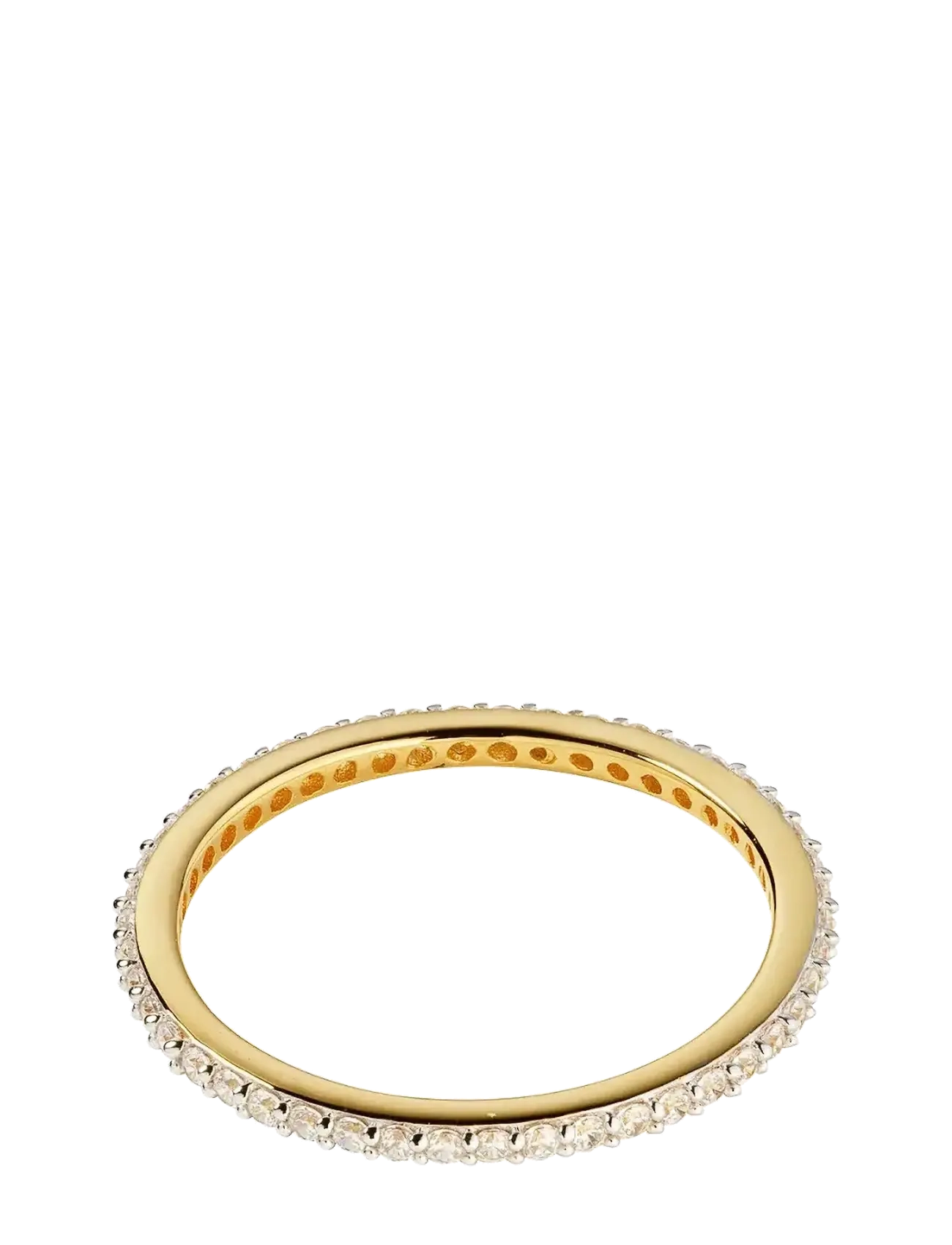 Syster P - Tiny Sparkle Ring Gold - sormukset - crystal - 2