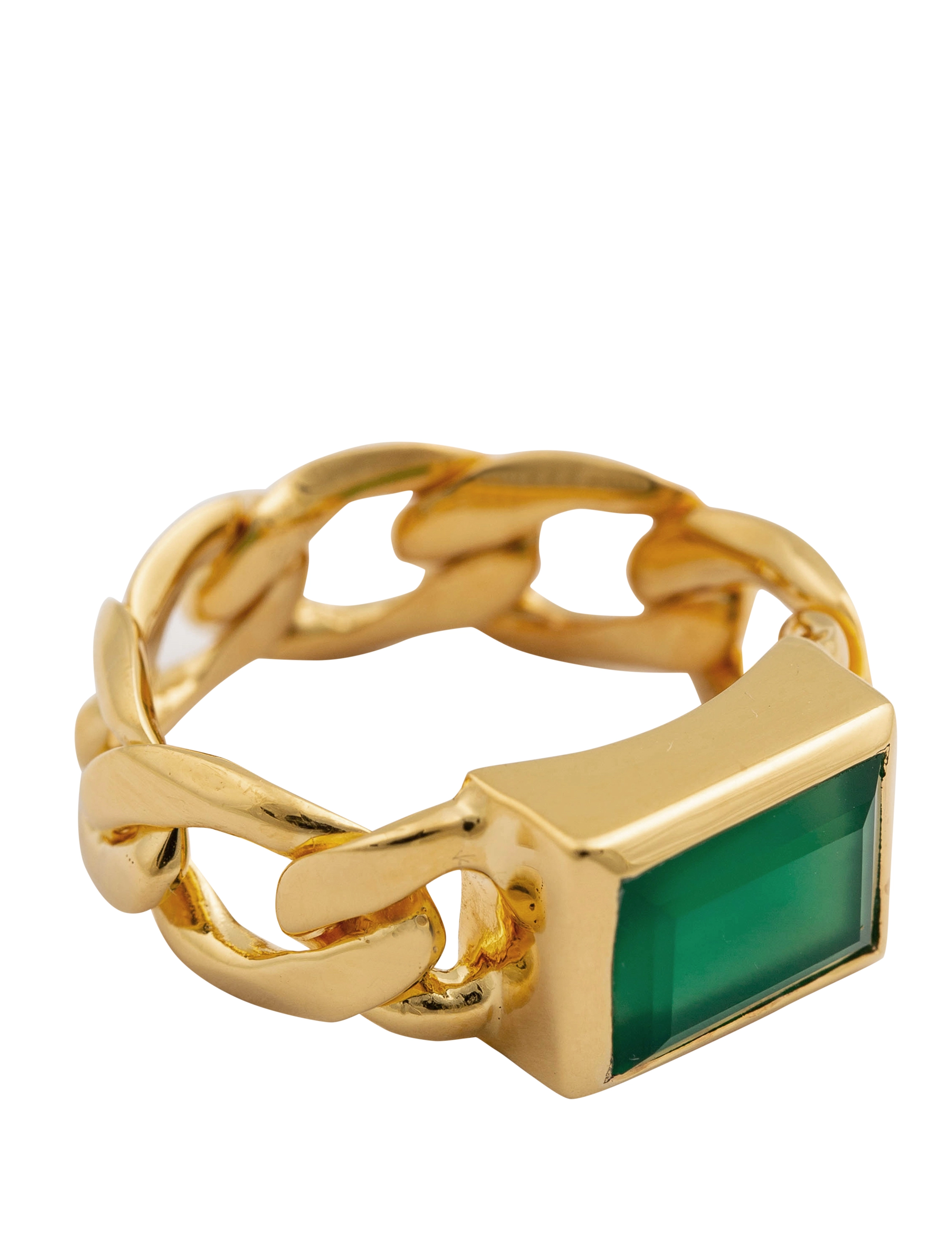 Syster P - Harvey Stone ring gold green onyx - gold - 0