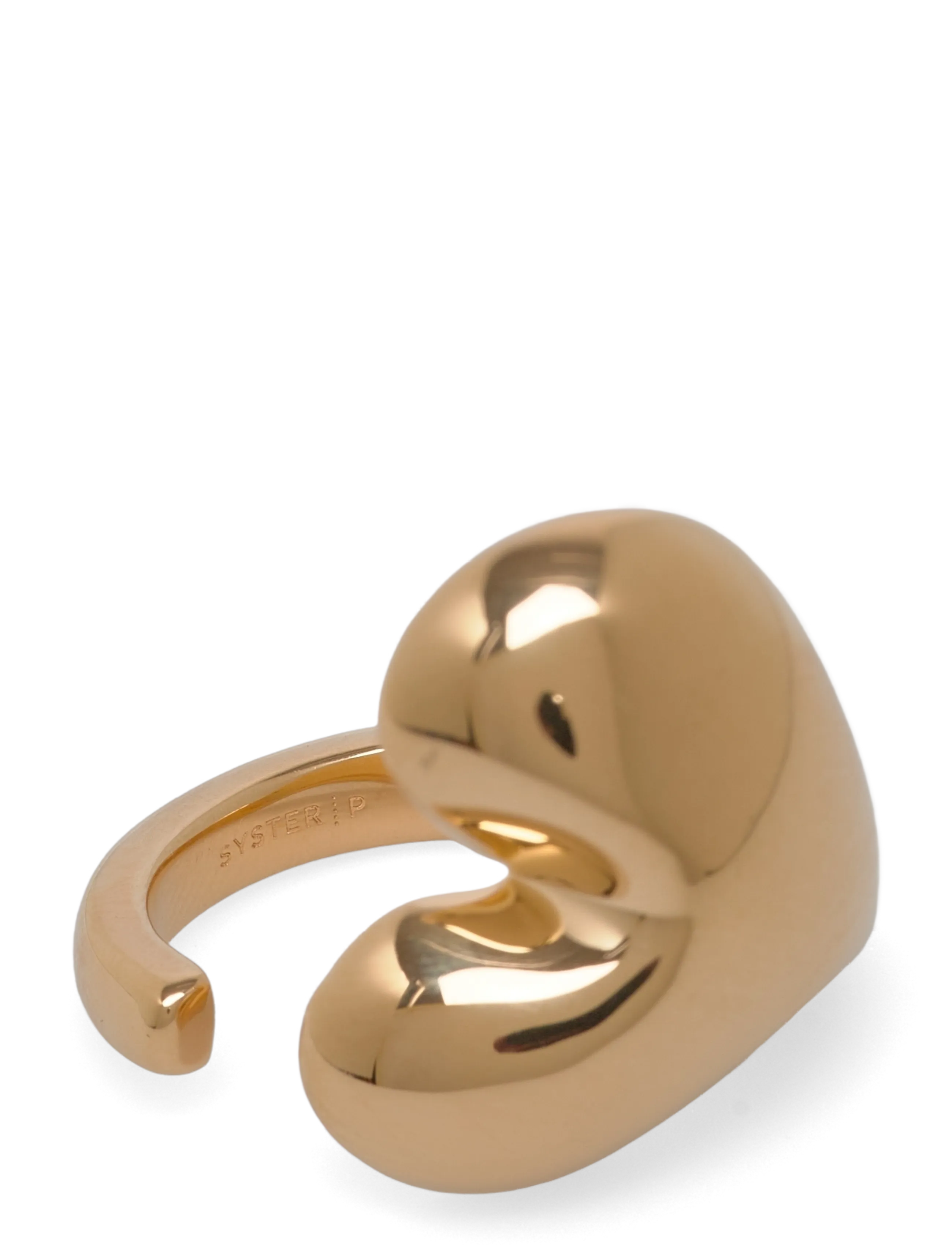 SYSTER P Bolded Heart Ring Gold Gold - 7 - Damen