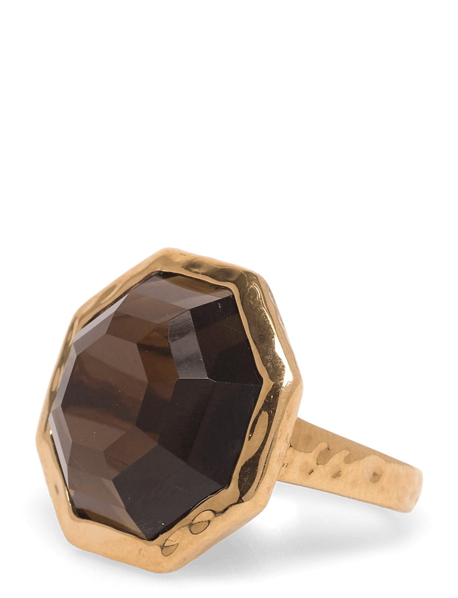 Syster P - Octagon Ring Gold - ringe - gold - 1