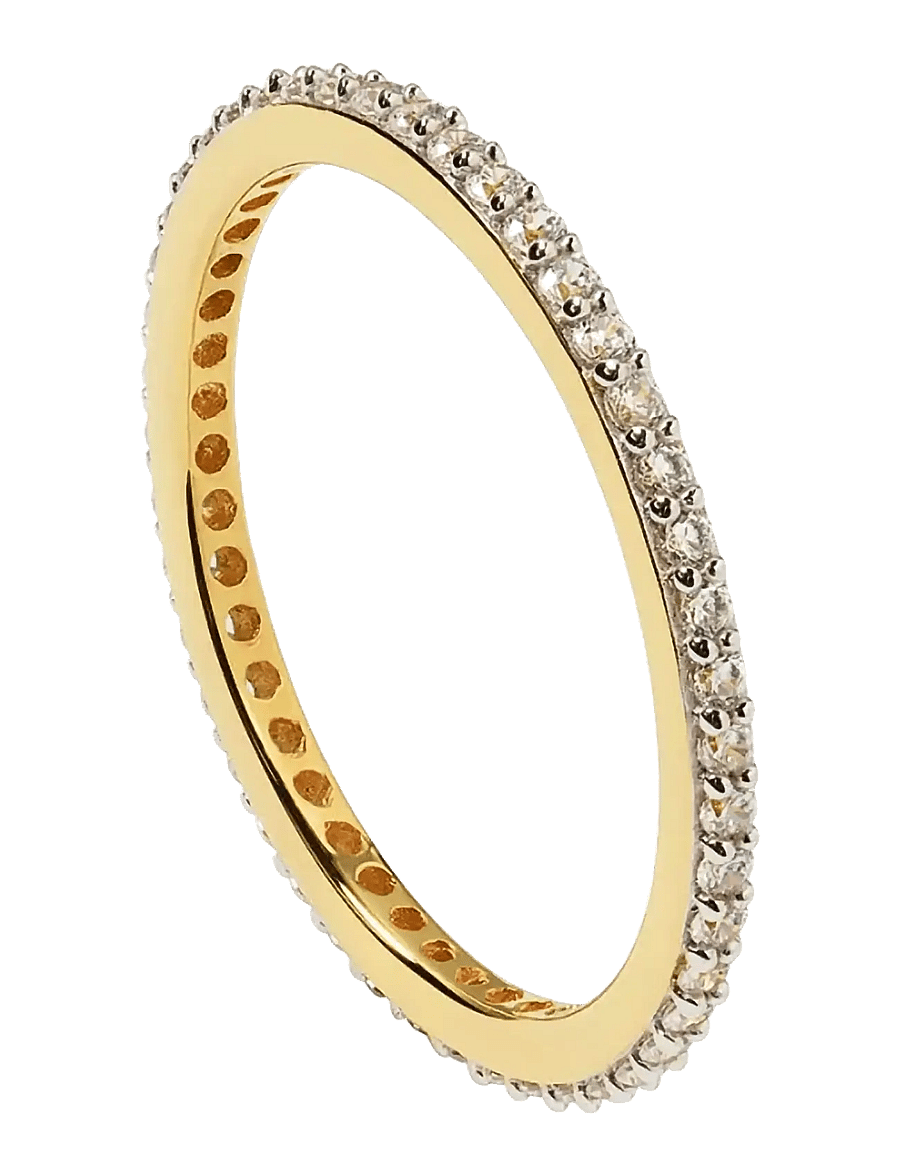 Syster P - Tiny Sparkle Ring Gold - ringe - gold - 1