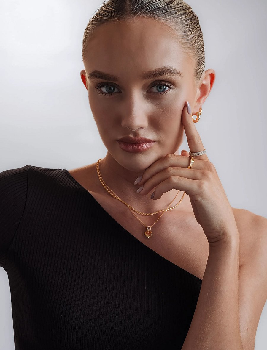 Syster P - Tiny Sparkle Ring Gold - ringe - gold - 0