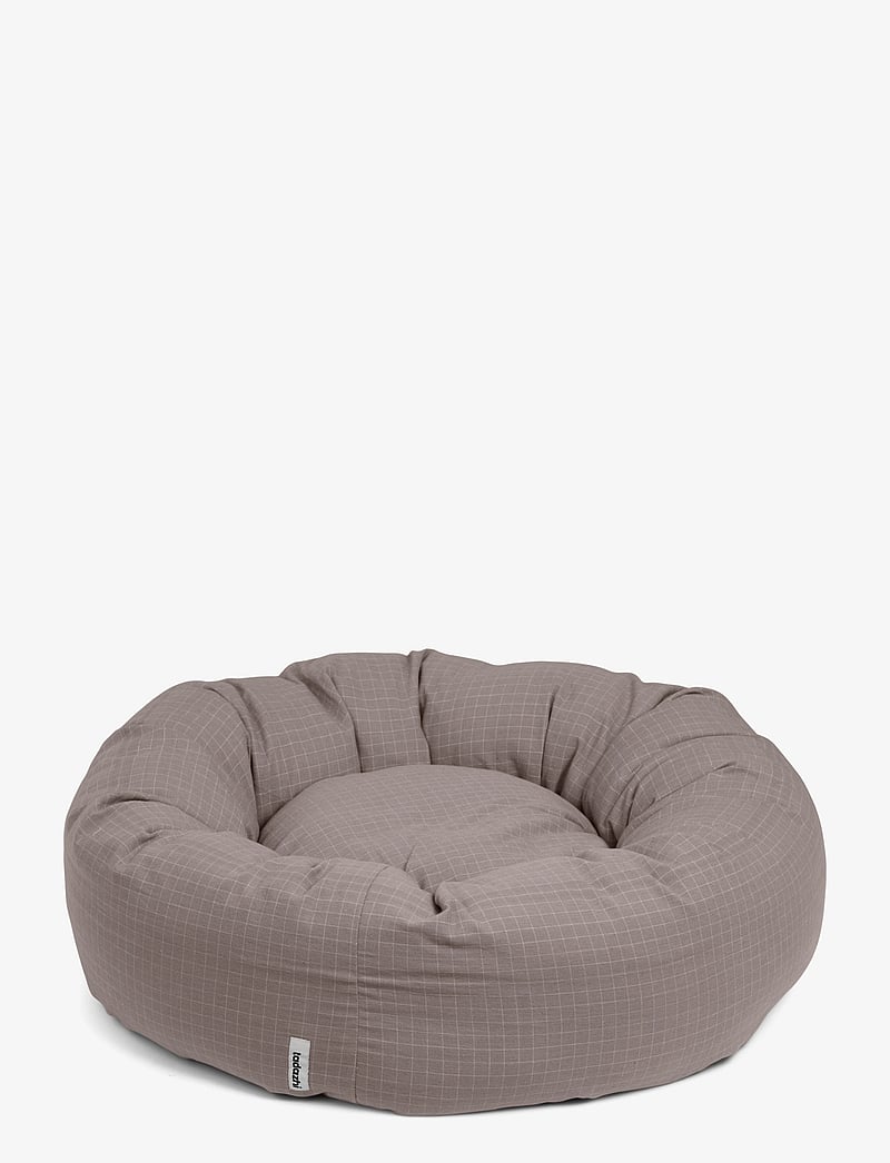 tadazhi - Donut bed - check dark sand - 0