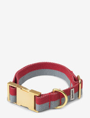 My collar - RED/FADED BLUE