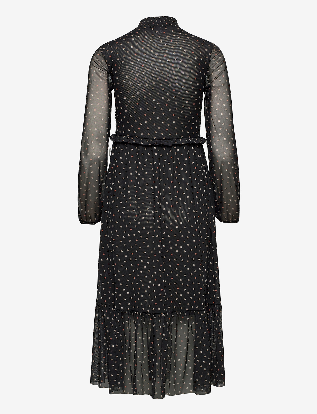 Taifun - DRESS KNITTED FABRIC - vidutinio ilgio suknelės - black patterned - 1