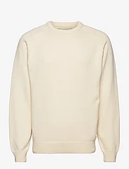 Taikan - Knit Sweater-Cream - basic knitwear - cream - 0
