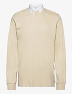 L/S Polo Shirt-Cream - CREAM