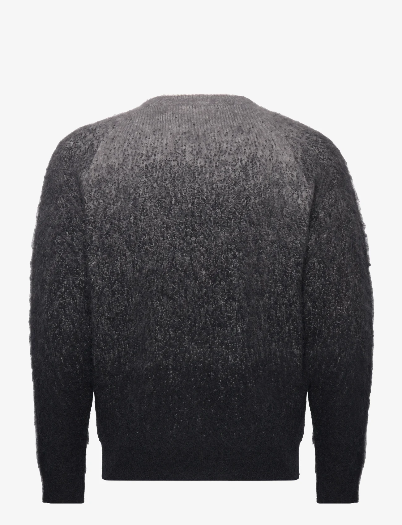 Taikan - Gradient Knit Sweater-Black - stickade basplagg - black - 1