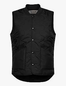 Quilted Vest-Black, Taikan