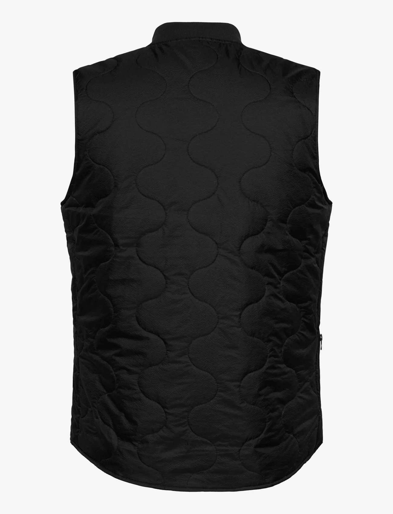 Taikan - Quilted Vest-Black - vests - black - 1