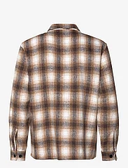 Taikan - Heavyweight Plaid Shirt-Brown - casual hemden - brown - 1