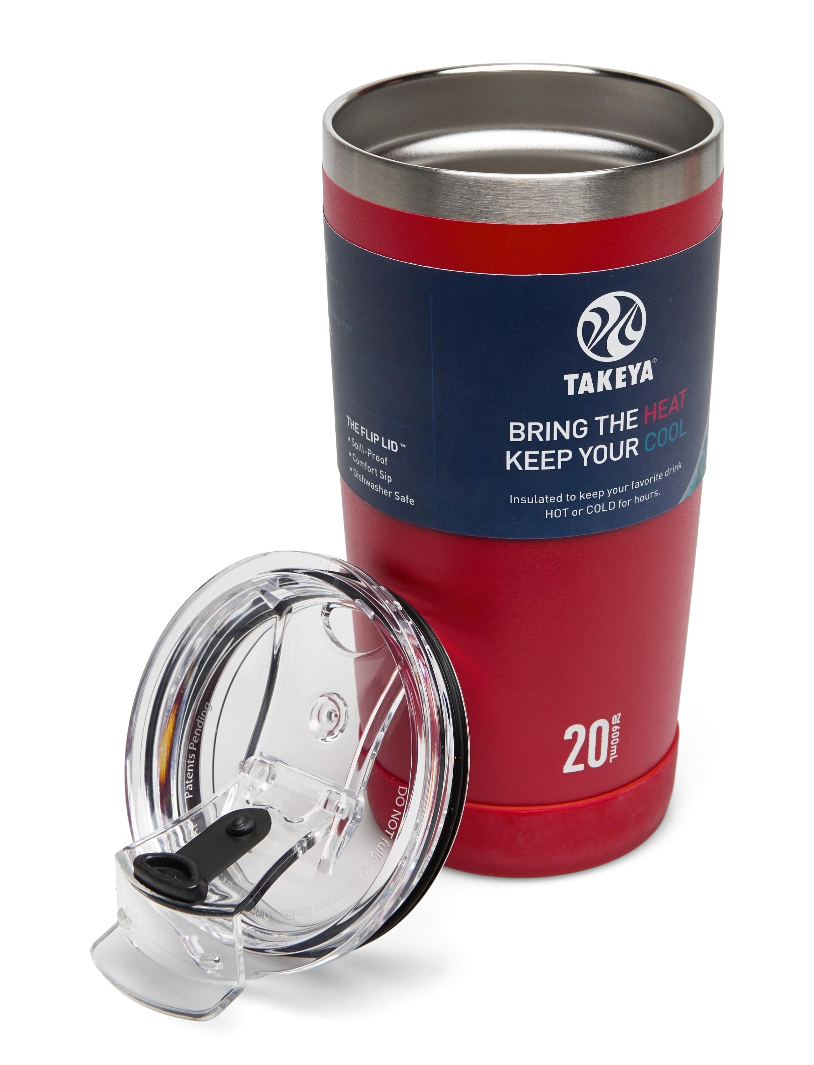 Takeya - TAKEYA Actives Insulated Tumblers 20oz/600ml Fire - red - 1