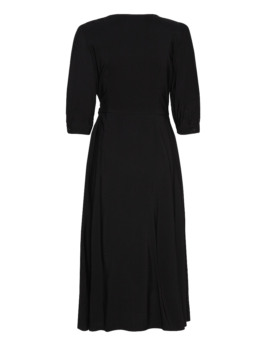Tamaris Apparel - ALACA midi wrap dress - black beauty - 1