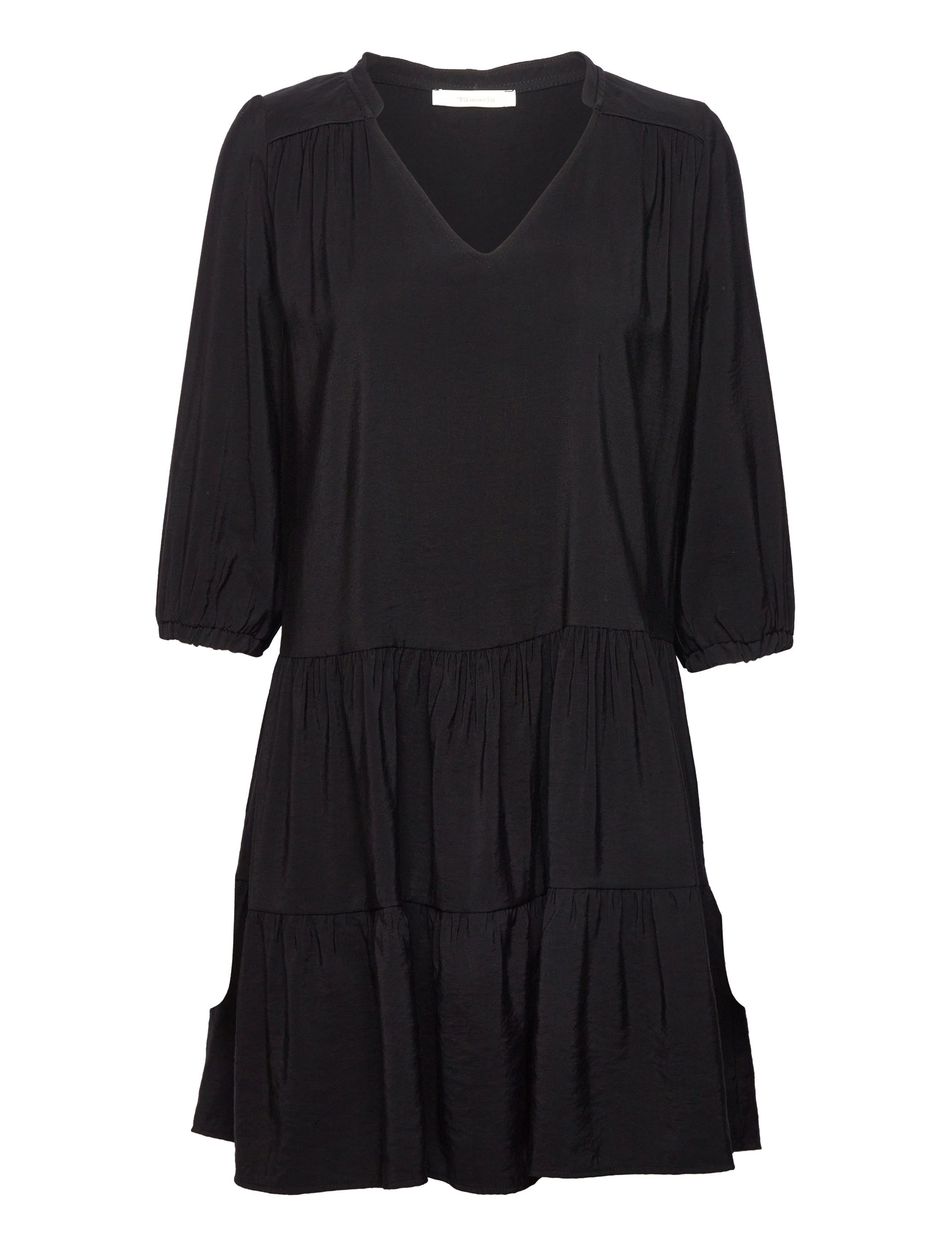 Tamaris Apparel ASTANA short trapez dress - Riided - BLACK BEAUTY / black
