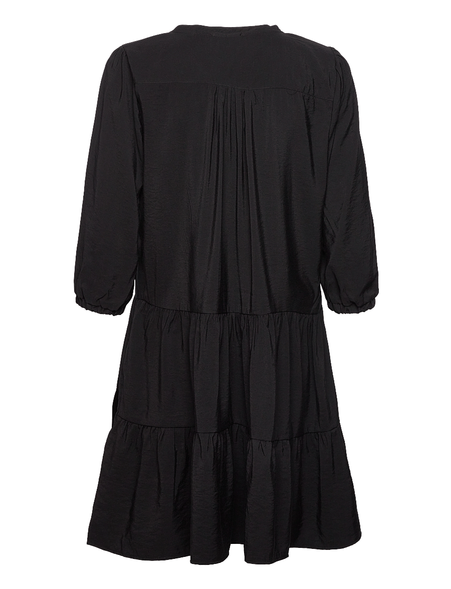 Tamaris Apparel - ASTANA short trapez dress - skjortklänningar - black beauty - 1