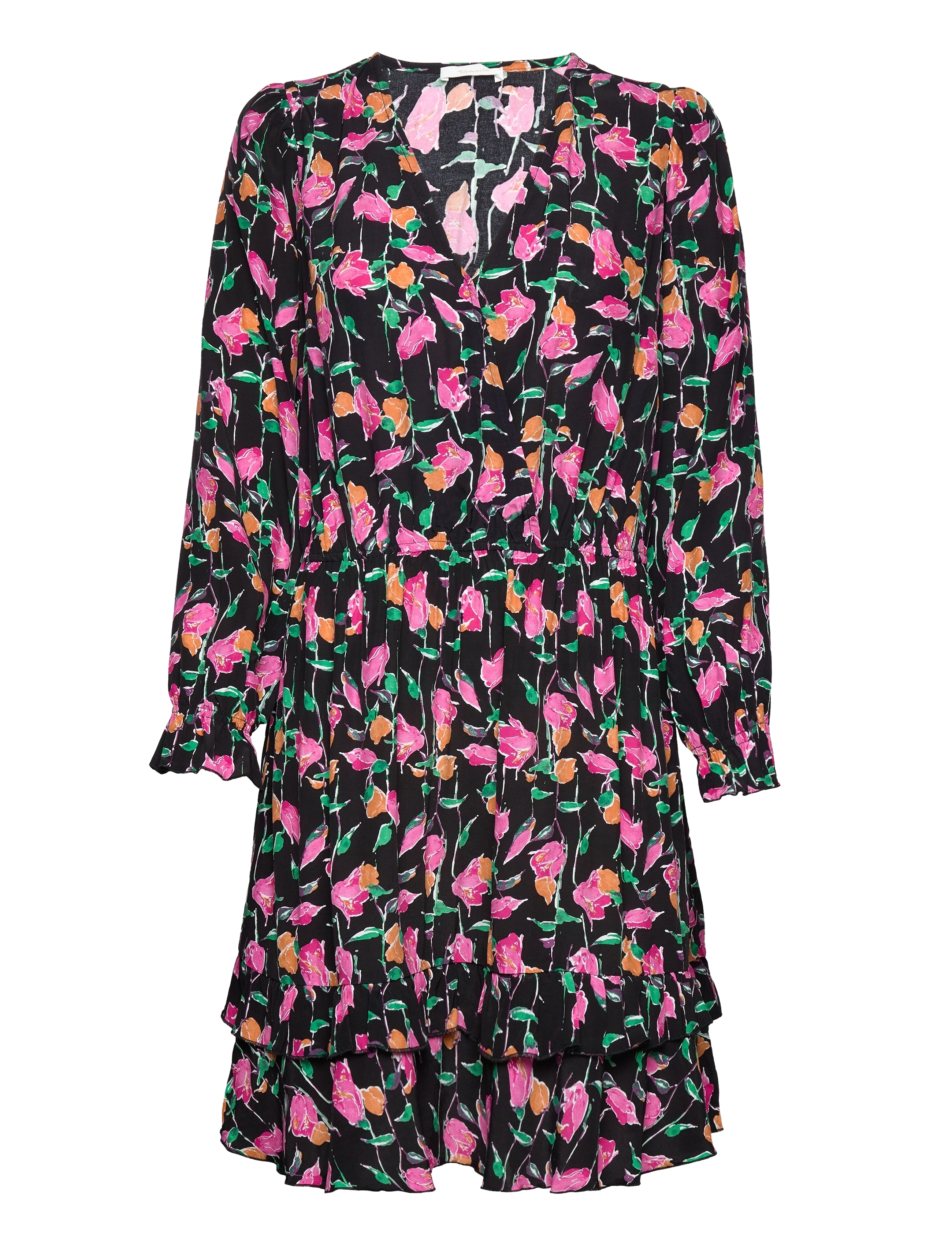 Tamaris Apparel Amavida Aop Short Boho Dress, 36, Dresses, Mehrfarbig/gemustert - Frauen