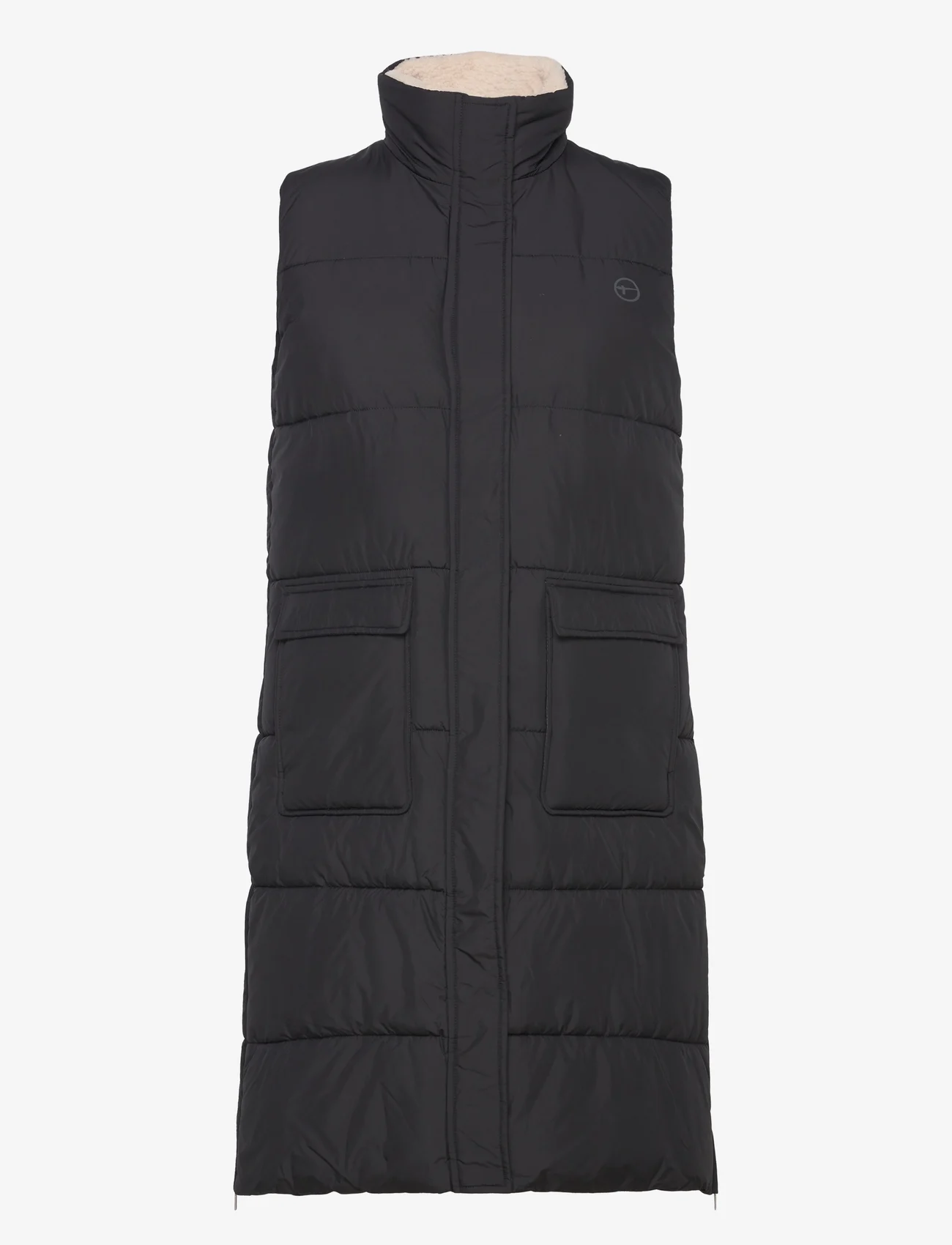 Tamaris Apparel - BANDIRMA long padded vest - puffer vests - black beauty - 0