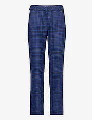 Tamaris Apparel - ARIANA CHECK cigarette suit pants - habitbukser - blueberry houndstooth check - 0