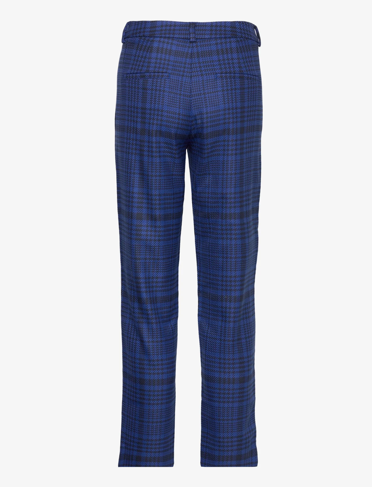 Tamaris Apparel - ARIANA CHECK cigarette suit pants - habitbukser - blueberry houndstooth check - 1