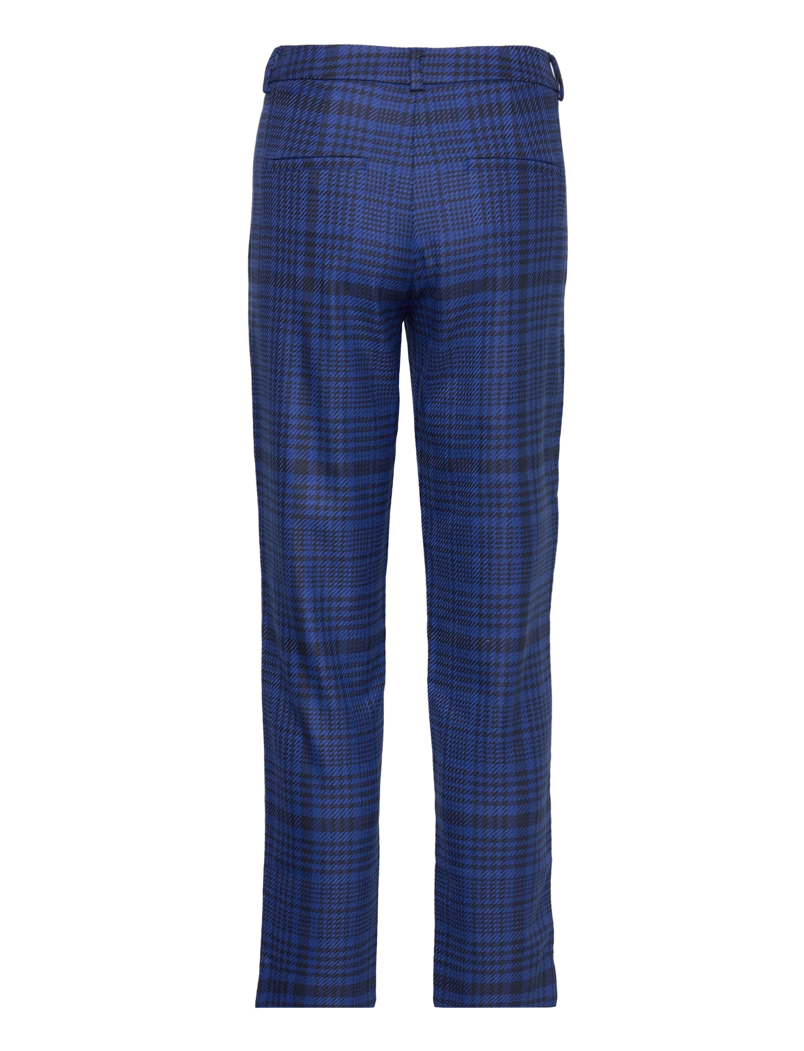 Tamaris Apparel - ARIANA CHECK cigarette suit pants - sérsniðnar buxur - blueberry houndstooth check - 1