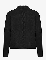 Tamaris Apparel - BALJE cable knit sweater - pullover - black beauty - 1