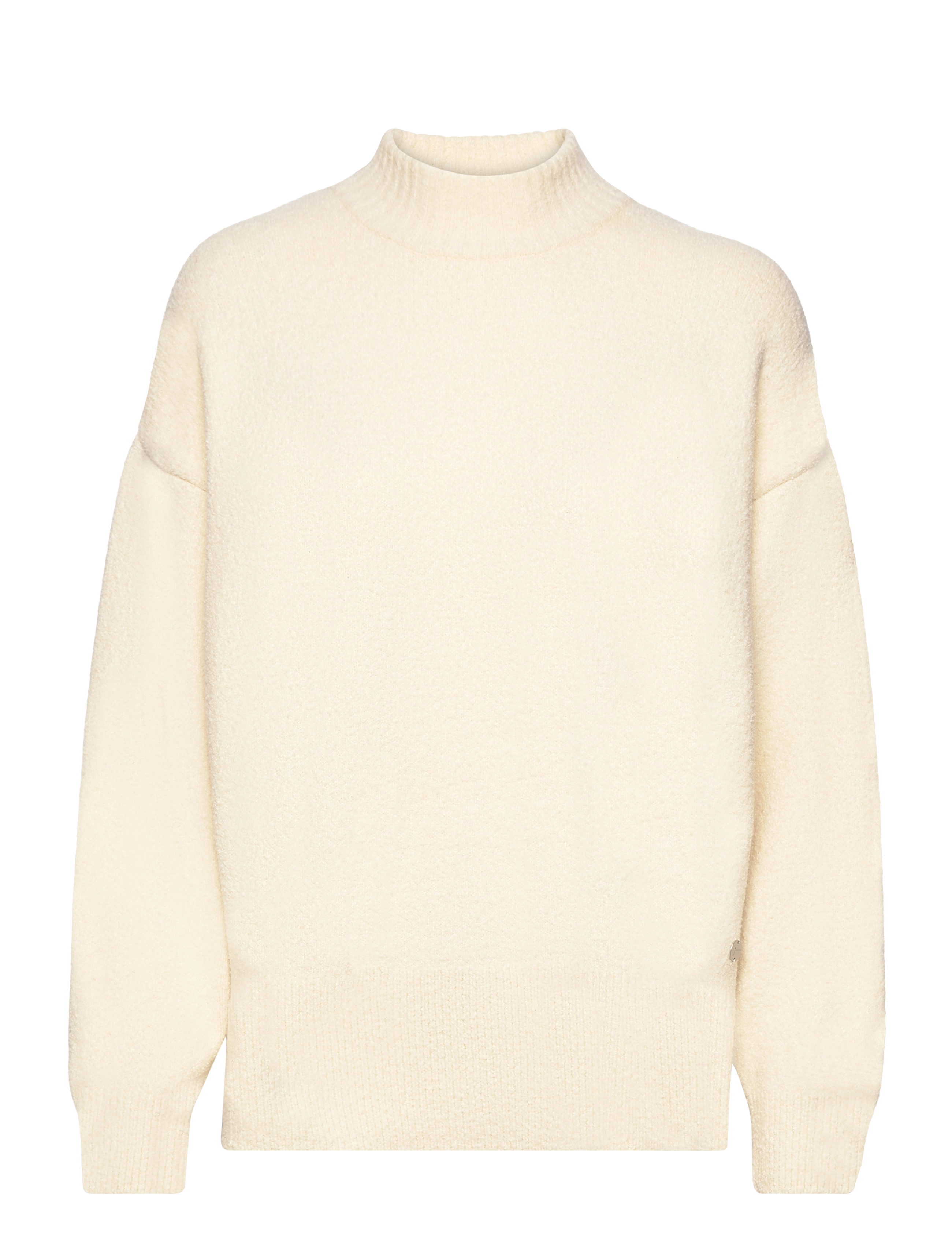 Tamaris Apparel BARLT boucle knit sweater - Riided - ANTIQUE WHITE / white