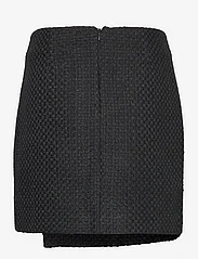 Tamaris Apparel - BARUMINI asymetrical boucle skirt - festtøj til outletpriser - black beauty - 1