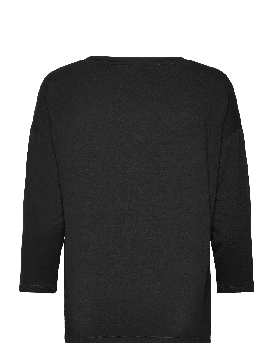 Tamaris Apparel - BURDUR long sleeve shirt - långärmade toppar - black beauty - 1
