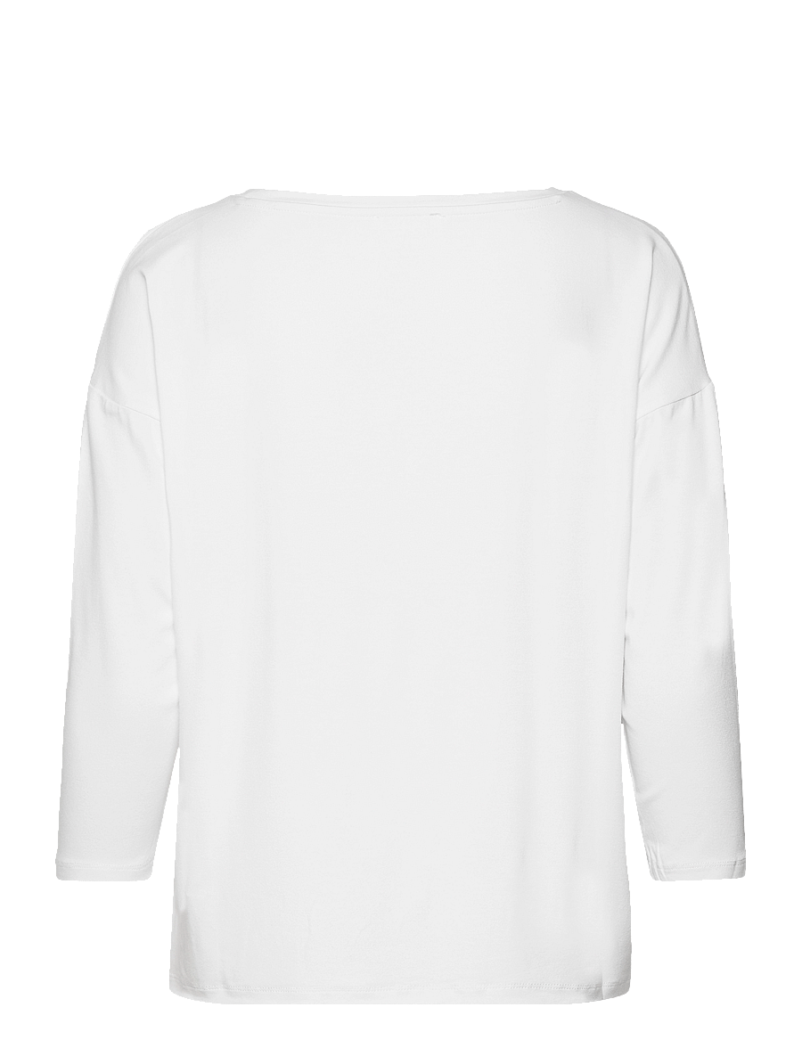 Tamaris Apparel - BURDUR long sleeve shirt - långärmade toppar - bright white - 1