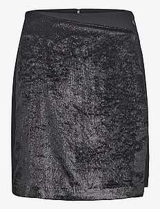 CANNES Asymetrical Velvet Skirt, Tamaris Apparel