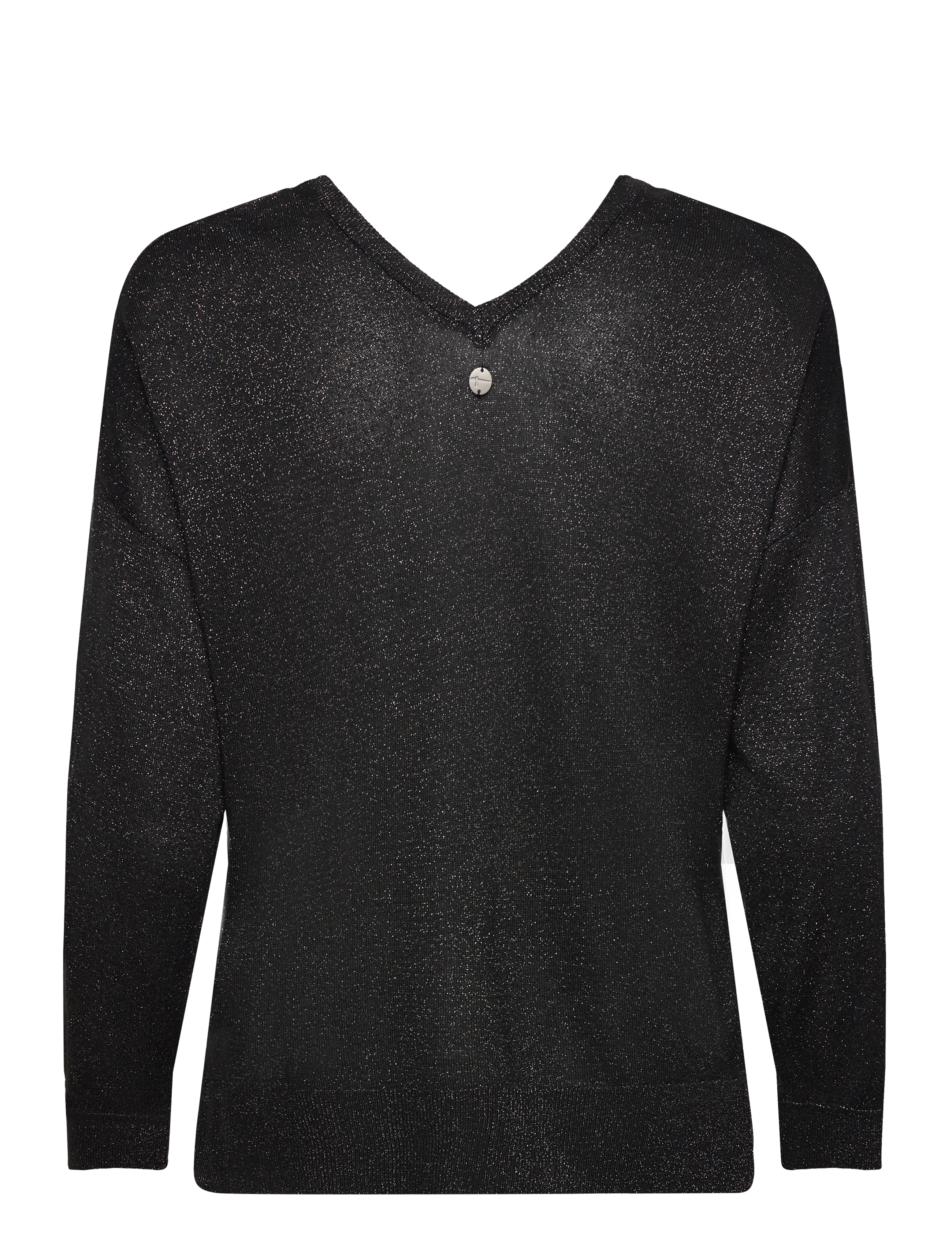 Tamaris Apparel - CAZIN V- neck Sweater - trøjer - black beauty - 1